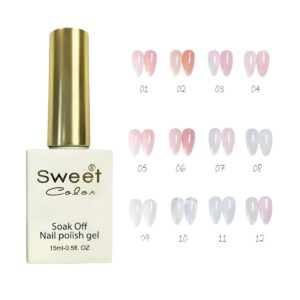 Base Rubber Para Manicure Sweet Color Profesional 15ml