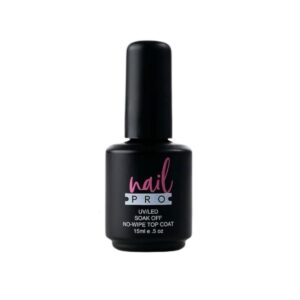 Top Coat No Wipe Nail Pro 15ml Profesional Uv Led