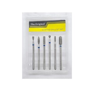 Kit 6 Fresas Para Manicura Rusa