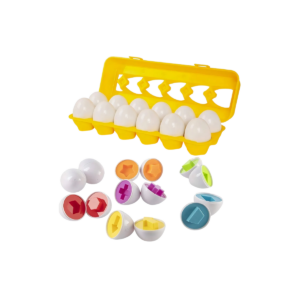 Juego Didactico Huevos Encaje Montessori Con Figuras Para Niños