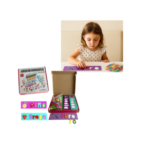 Juego De Ortografia Y Palabras Infantil Deletreo Montessori Aprendizaje