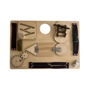 Tablero Sensorial Montessori De Madera Juguete Educativo Para Desarrollar Habilidades Motoras Finas Estimula La Coordinacion Concentracion Y Autonomiaa