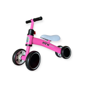 Scooter Bicicleta De Equilibrio Sin Pedal Triciclo Rosada