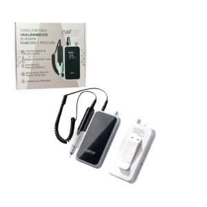 Torno Inalambrico Para Uñas Nailstar 35.000 Rpm Potencia 35w Recargable Portatil Profesional Bajo Ruido Alta Precision Para Manicura Pedicuria Con Control De Velocidad Ideal Para Salon Y Hogar