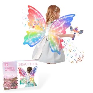 Alas Hada Mariposa Magicas con Luces y Sonido para Niñas