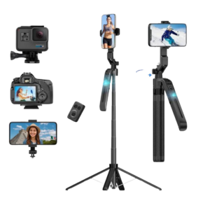 Tripode C12 con IA Y Seguimiento Automatico para Celular y Camara Profesional