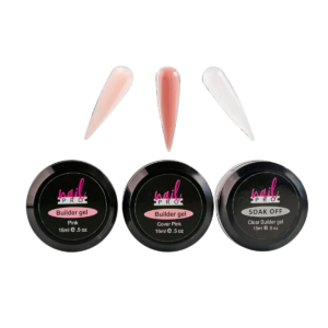 Gel Constructor Builder Gel Nail Pro 15 mL Transparente para Uñas Esculpidas y Extensiones