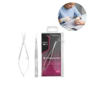 Tijera Staleks Pro Expert 90/1 Para Cuticulas Profesional