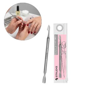 Repujador Cuticulas Staleks Beauty Care 30/1 Empujador Profesional Acero Inoxidable Espatula Redondeada
