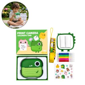 Camara Infantil Con Impresora Rollos Y Marcadores