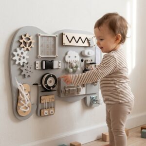 Tablero Sensorial Para Niños Montessori Juego Educativo